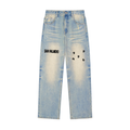 SP Raw Hem Denim Jeans - Sun Faded